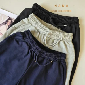 شلوار بگ دورس دخترانه ملانژ با رنگبندی کلاسیک و جزییات کمر، لباس زنانه