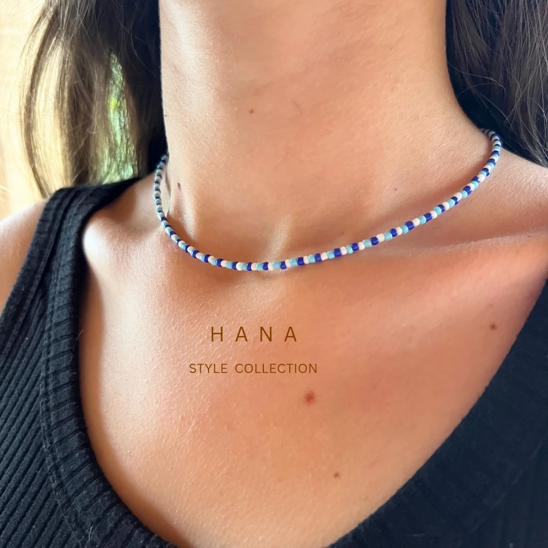 گردنلند اقیانوس مناسب استایل شیک تابستانی، اکسسوری دخترانه مینیمال