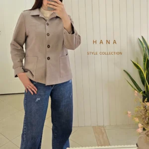 تنخور کت فوتر زنانه آستردار رنگ کرم مناسب استایل رسمی، لباس دخترانه