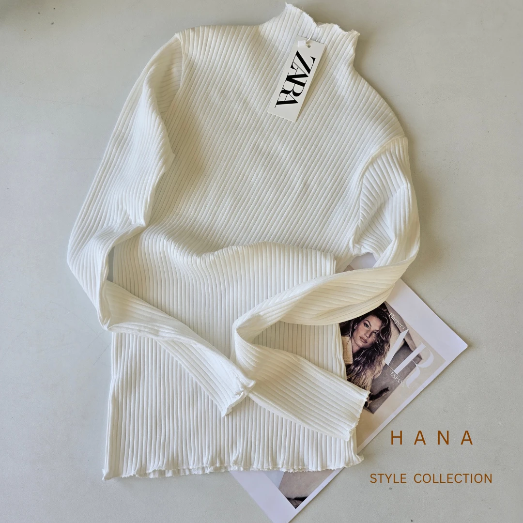 بلوز زنانه کبریتی یقه ایستاده ژوله سفید، لباس زنانه