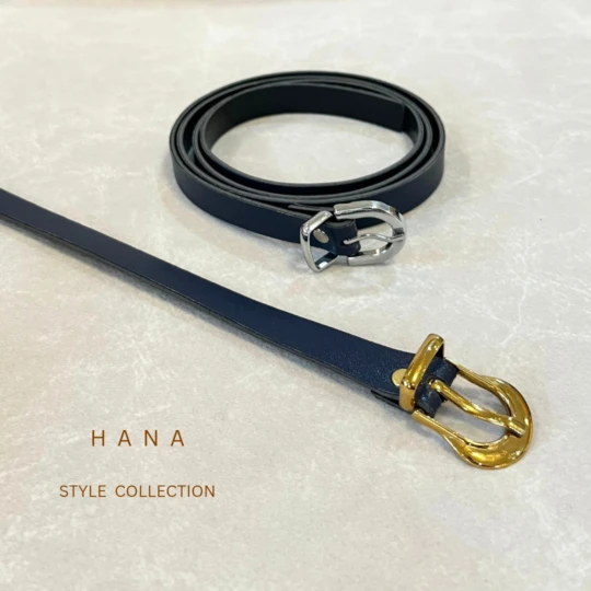 کمربند بیسیک زنانه تسمه 1.5 سانت سورمه ای- اکسسوری شیک