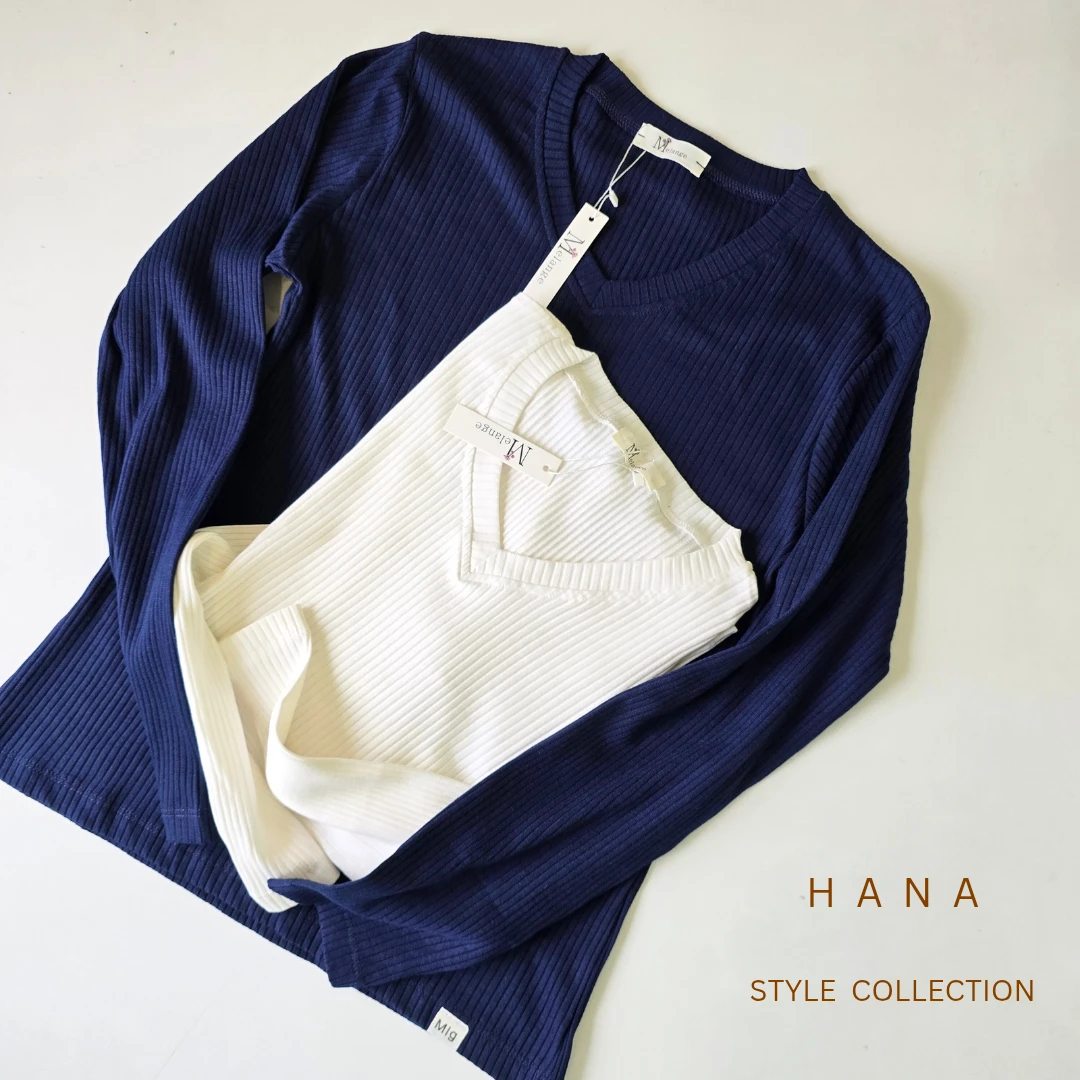 بلوز کبریتی یقه هفت دخترانه در دو رنگ سورمه ای و سفید- لباس زنانه