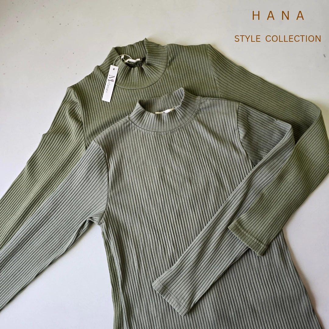 بلوز یقه ایستاده کبریتی دخترانه ردر دو رنگ سبز سیج و سبز زیتونی روشن مناسب فصل پاییز- لباس زنانه