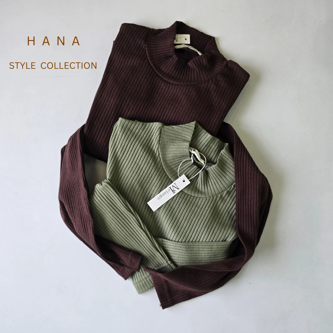 بلوز یقه ایستاده کبریتی دخترانه در دو رنگ سبز و قهوه ای مناسب فصل پاییز- لباس زنانه