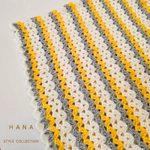 بلوز زنانه آستین کوتاه قلاب بافی با طرح راه راه با جزییات طرح و جنس- لباس دخترانه