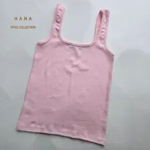 تاپ یقه خشتی دخترانه کشبافت سوپرپنبه صورتی- لباس زنانه شیک