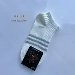 جوراب مچی رینگی مردانه سفید- جوراب مردانه