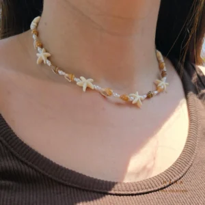 گردنبند دخترانه دریا مناسب استایل تابستانی - اکسسوری دخترانه